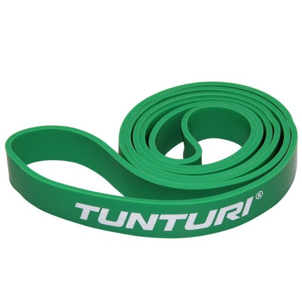 Gymstick Tunturi Power Band Medium Green 29 mm, 10-35 kg