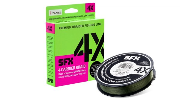 Rapala Sufix SFX 4X Braid 135m 0.148mm/7,0kg vihreä