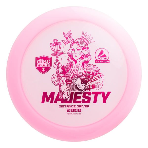 Discmania Majesty Active Premium Distance Driver, Pink