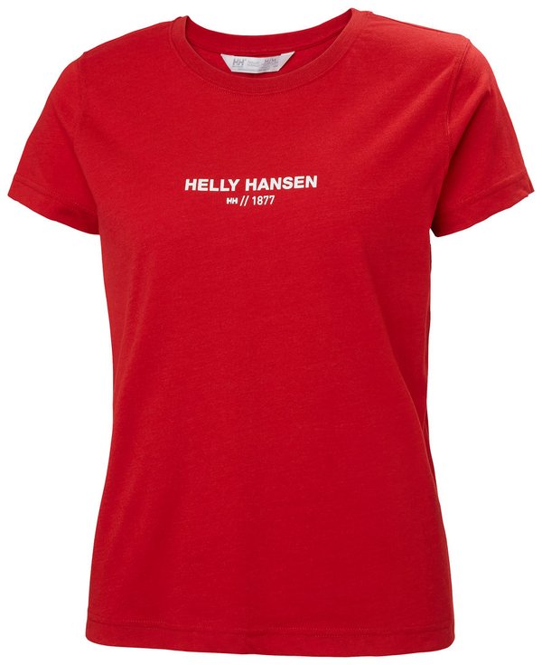 Helly Hansen W RWB Graphic Naisten T-paita Red
