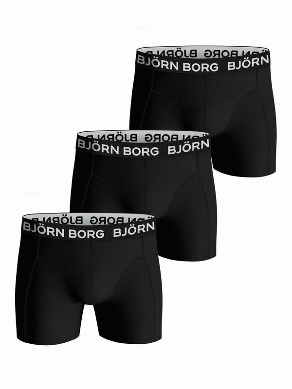 Björn Borg Essential Boxer Miesten Bokserit 3-Pack MP001