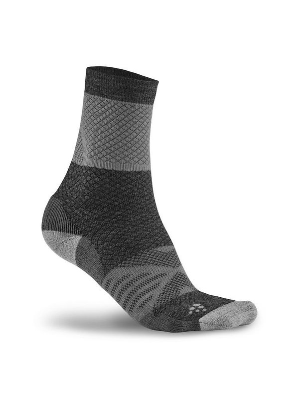 Craft XC Warm Sock Asphalt/White Sukka