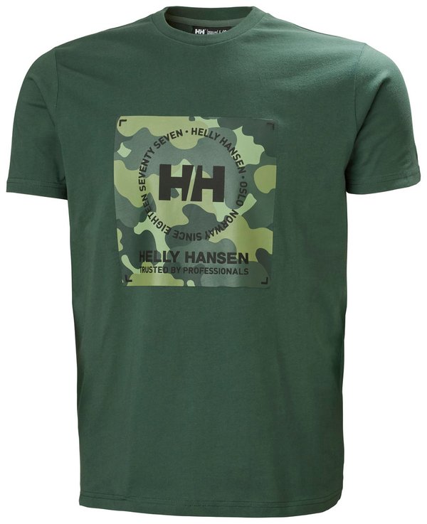 Helly Hansen Move Cotton T-Shirt Spruce Miesten T-paita