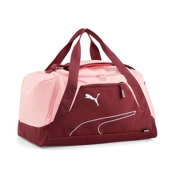 Puma Fundamentals Sports Bag S Dark Jasper-Peach Smoothie Treenilaukku